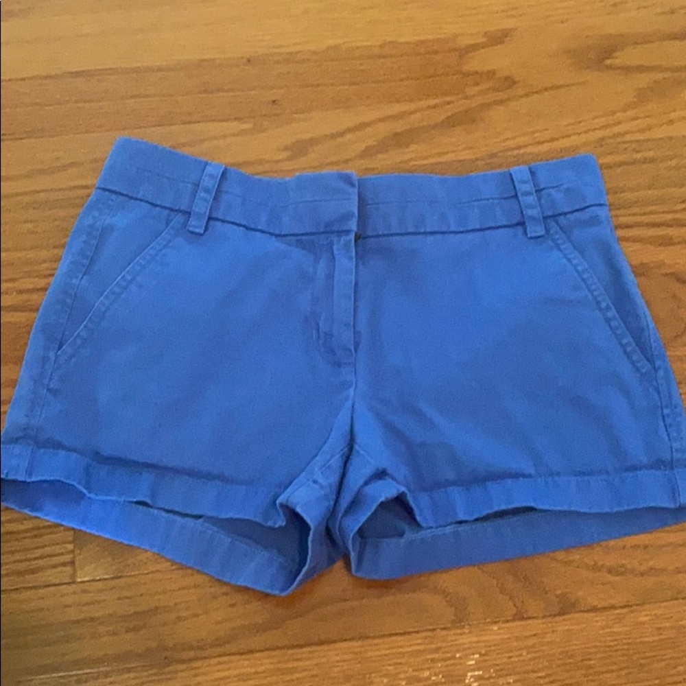 JCrew Blue Chino Shorts